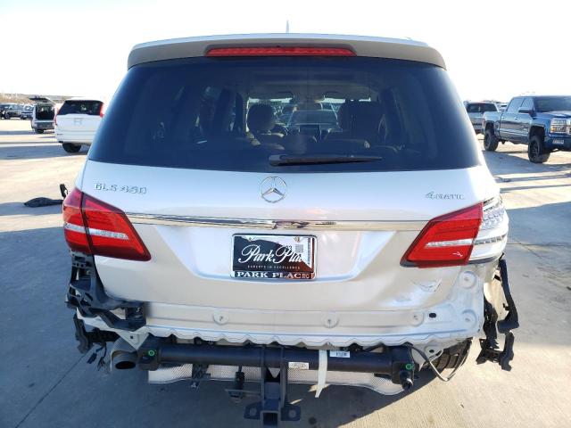 4JGDF6EE9KB240268 - 2019 MERCEDES-BENZ GLS 450 4MATIC SILVER photo 6