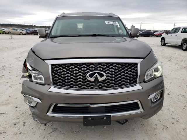 JN8AZ2NF0F9571015 - 2015 INFINITI QX80 TAN photo 5