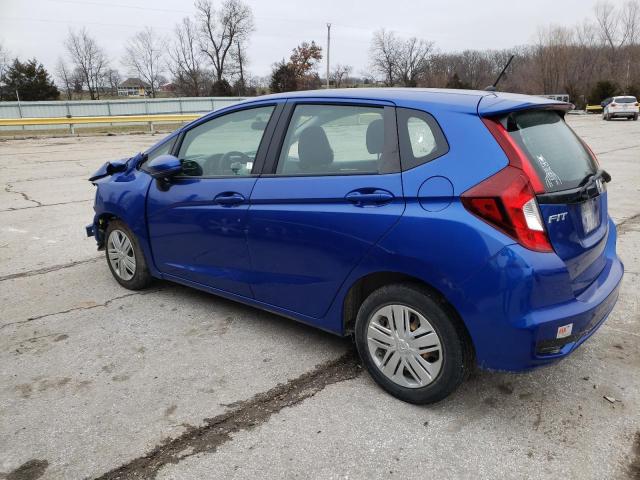 3HGGK5H45JM731178 - 2018 HONDA FIT LX BLUE photo 2