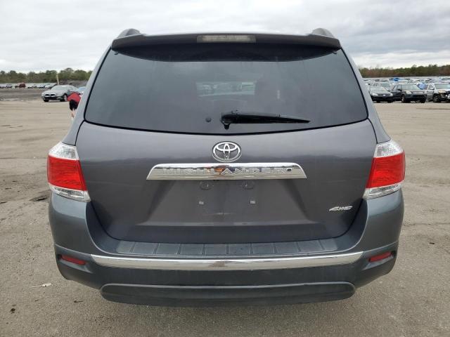 5TDBK3EH9DS179323 - 2013 TOYOTA HIGHLANDER BASE GRAY photo 6