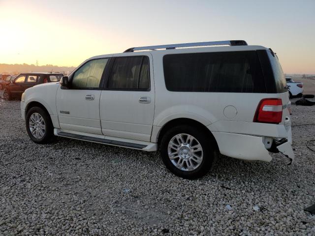 1FMFK19508LA34891 - 2008 FORD EXPEDITION EL LIMITED WHITE photo 2