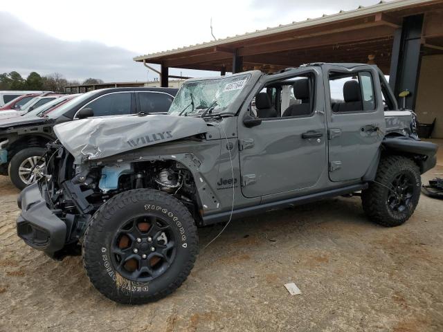 1C4HJXDN2PW672163 - 2023 JEEP WRANGLER SPORT GRAY photo 1