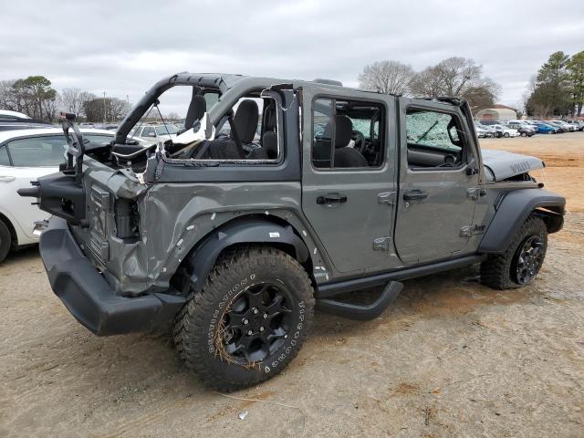 1C4HJXDN2PW672163 - 2023 JEEP WRANGLER SPORT GRAY photo 3