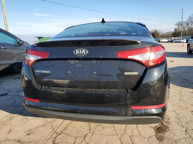 KNAGM4AD6D5043730 - 2013 KIA OPTIMA HYBRID BLACK photo 6