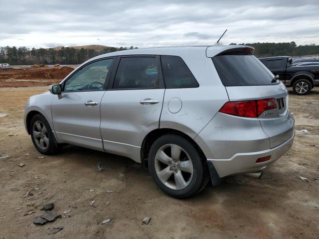 5J8TB18527A019314 - 2007 ACURA RDX TECHNOLOGY SILVER photo 2