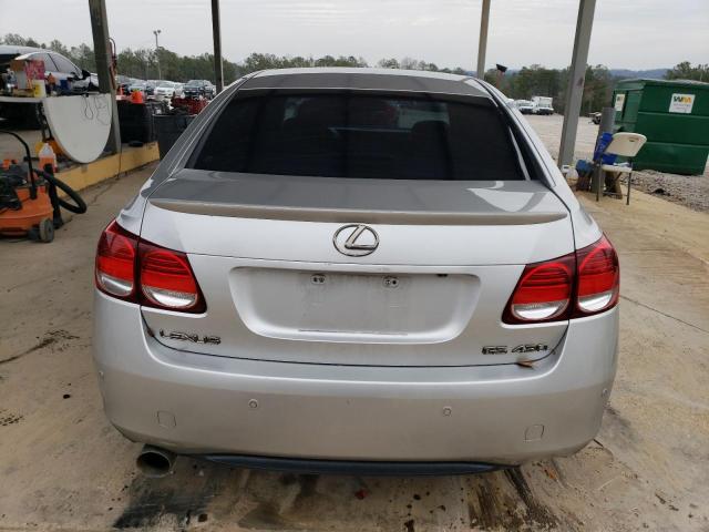 JTHBN96S265013110 - 2006 LEXUS GS 430 SILVER photo 6