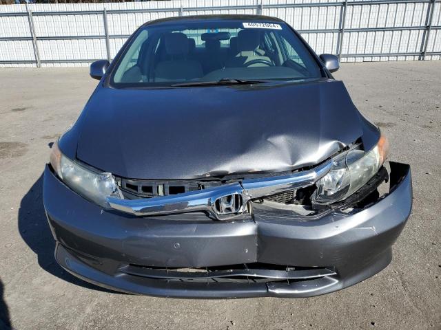 19XFB2F5XCE312275 - 2012 HONDA CIVIC LX CHARCOAL photo 5