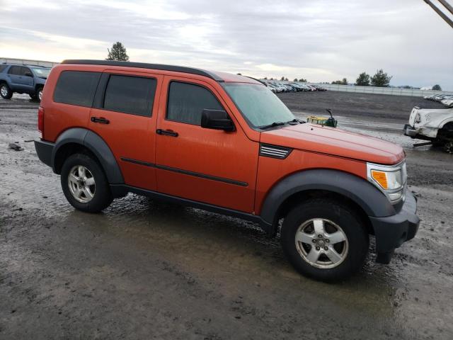 1D8GU28K97W635456 - 2007 DODGE NITRO SXT ORANGE photo 4