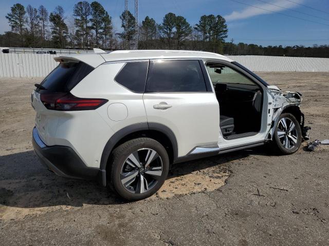 5N1BT3CA7NC711475 - 2022 NISSAN ROGUE SL WHITE photo 3