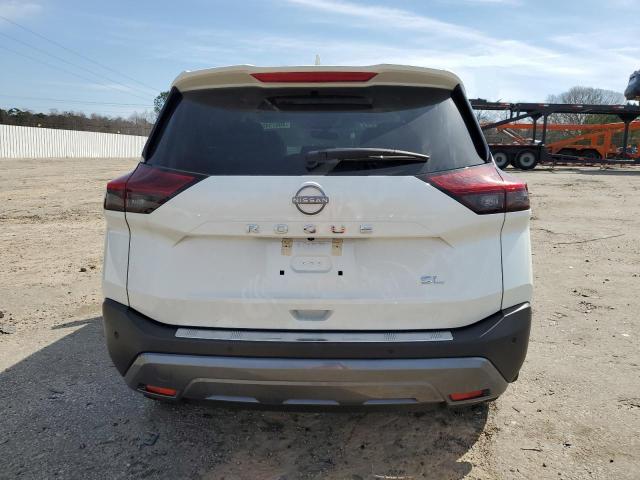 5N1BT3CA7NC711475 - 2022 NISSAN ROGUE SL WHITE photo 6