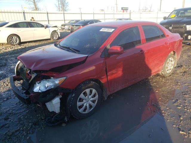1NXBU40E09Z150045 - 2009 TOYOTA COROLLA BASE RED photo 1