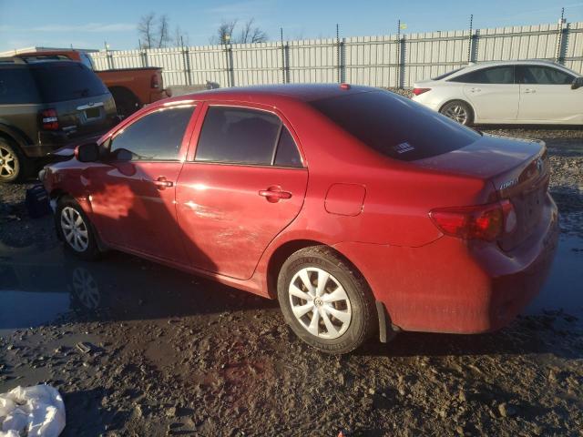 1NXBU40E09Z150045 - 2009 TOYOTA COROLLA BASE RED photo 2