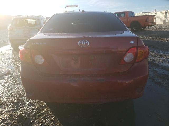 1NXBU40E09Z150045 - 2009 TOYOTA COROLLA BASE RED photo 6