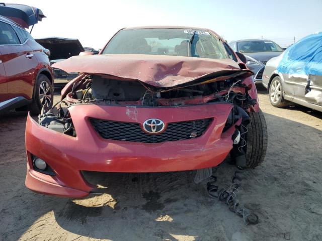 1NXBU40E89Z124390 - 2009 TOYOTA COROLLA BASE RED photo 5