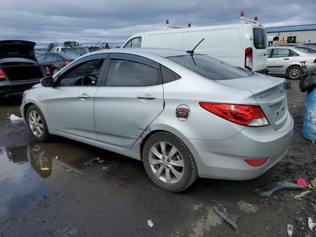 KMHCU4AE6CU129114 - 2012 HYUNDAI ACCENT GLS SILVER photo 2