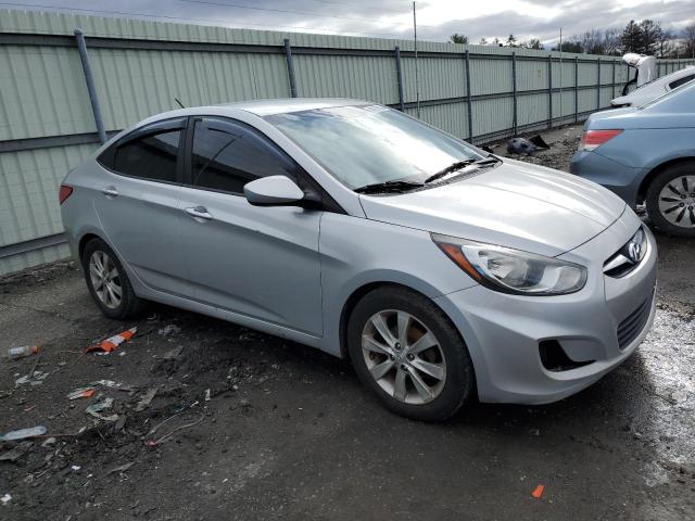 KMHCU4AE6CU129114 - 2012 HYUNDAI ACCENT GLS SILVER photo 4