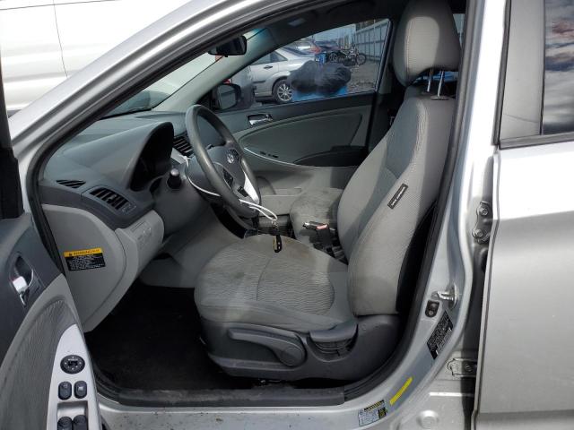 KMHCU4AE6CU129114 - 2012 HYUNDAI ACCENT GLS SILVER photo 7