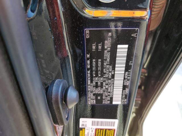 5TDGZRBH6MS079236 - 2021 TOYOTA HIGHLANDER XLE BLACK photo 14