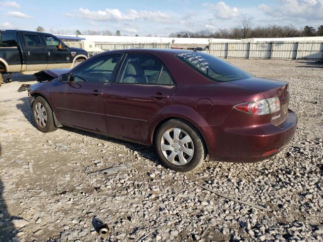 1YVFP80CX65M13211 - 2006 MAZDA MAZDA6 I/I I BURGUNDY photo 2