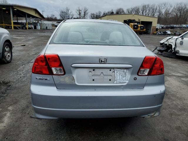 2HGES16374H625098 - 2004 HONDA CIVIC DX VP SILVER photo 6