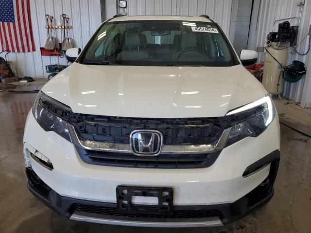 5FNYF6H50KB041592 - 2019 HONDA PILOT EXL WHITE photo 5