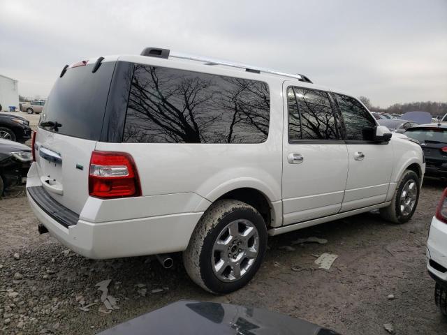 1FMJK2A54DEF19416 - 2013 FORD EXPEDITION EL LIMITED WHITE photo 3