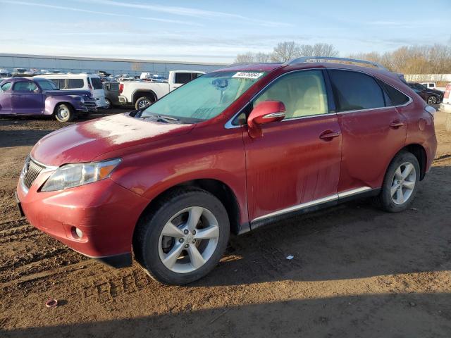 2T2BK1BA6AC036177 - 2010 LEXUS RX 350 RED photo 1