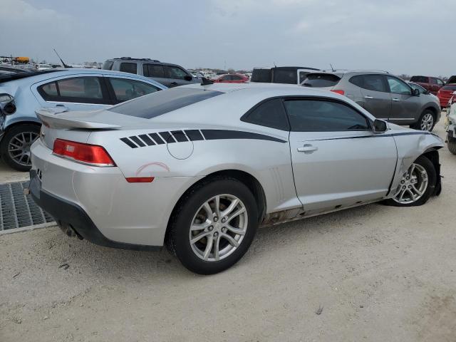 2G1FB1E30F9117274 - 2015 CHEVROLET CAMARO LS SILVER photo 3