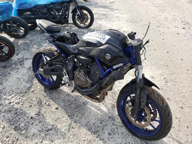 JYARM06E5FA002422 - 2015 YAMAHA FZ07 BLUE photo 1