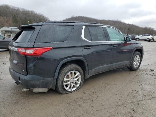 1GNERGKW8KJ304641 - 2019 CHEVROLET TRAVERSE LT BLACK photo 3