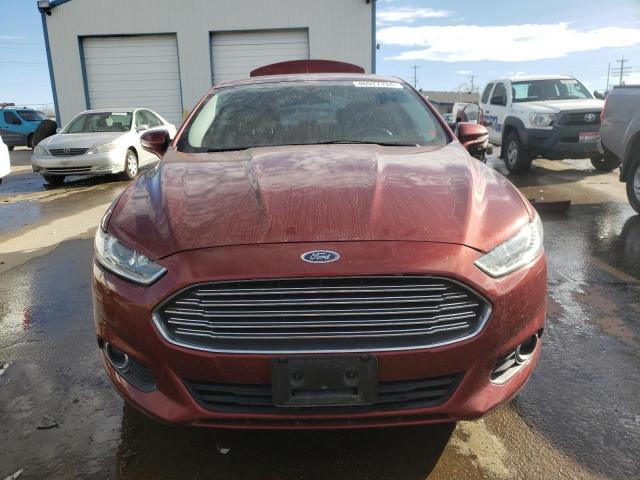 3FA6P0HD3ER207749 - 2014 FORD FUSION SE RED photo 5