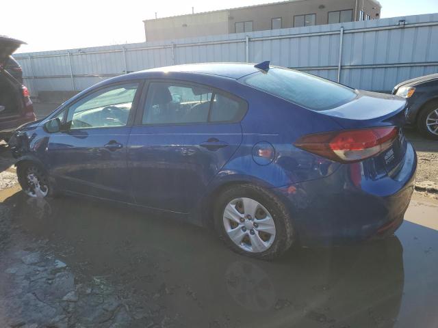 3KPFK4A72JE177276 - 2018 KIA FORTE LX BLUE photo 2