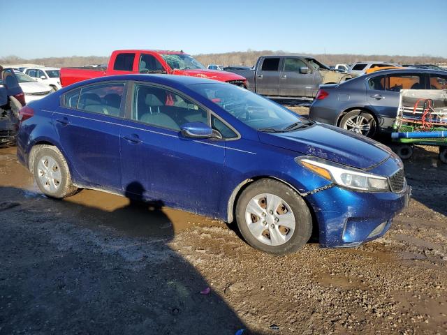 3KPFK4A72JE177276 - 2018 KIA FORTE LX BLUE photo 4