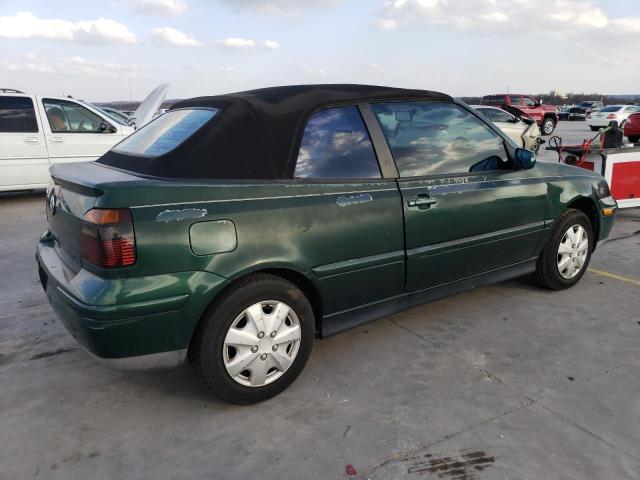 3VWCB61E6XM816154 - 1999 VOLKSWAGEN CABRIO GL GREEN photo 3