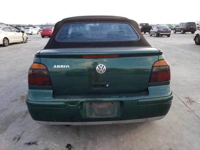 3VWCB61E6XM816154 - 1999 VOLKSWAGEN CABRIO GL GREEN photo 6