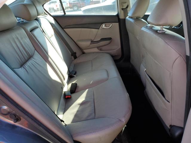 19XFB2F91DE045385 - 2013 HONDA CIVIC EXL ნაცრისფერი ფოტო 10