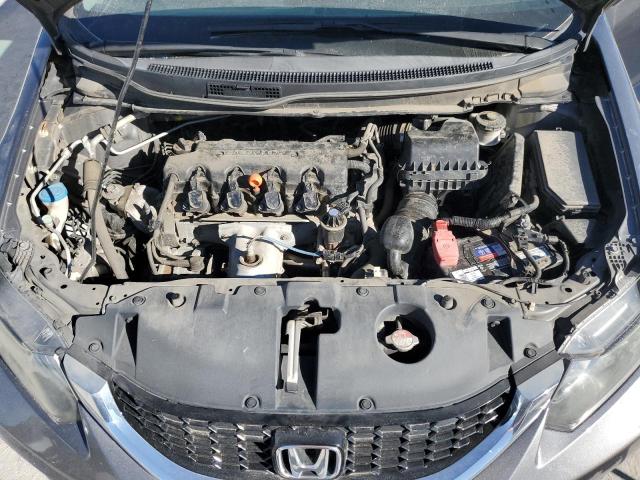 19XFB2F91DE045385 - 2013 HONDA CIVIC EXL ნაცრისფერი ფოტო 11