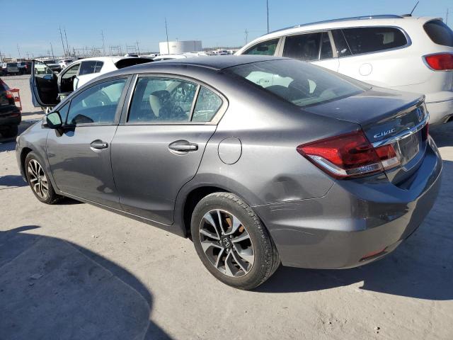 19XFB2F91DE045385 - 2013 HONDA CIVIC EXL ნაცრისფერი ფოტო 2