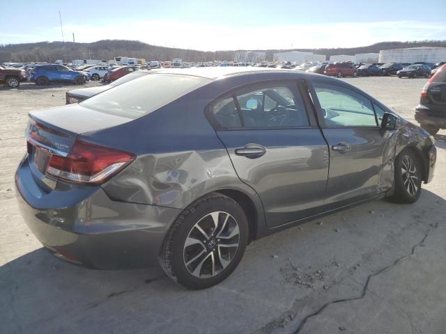 19XFB2F91DE045385 - 2013 HONDA CIVIC EXL GRAY photo 3