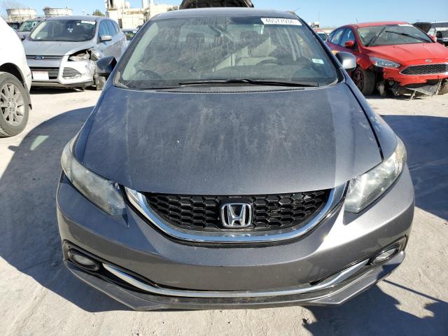 19XFB2F91DE045385 - 2013 HONDA CIVIC EXL GRAY photo 5