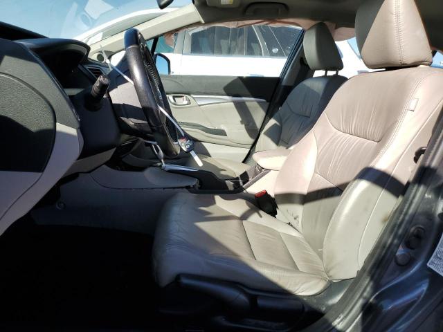 19XFB2F91DE045385 - 2013 HONDA CIVIC EXL ნაცრისფერი ფოტო 7