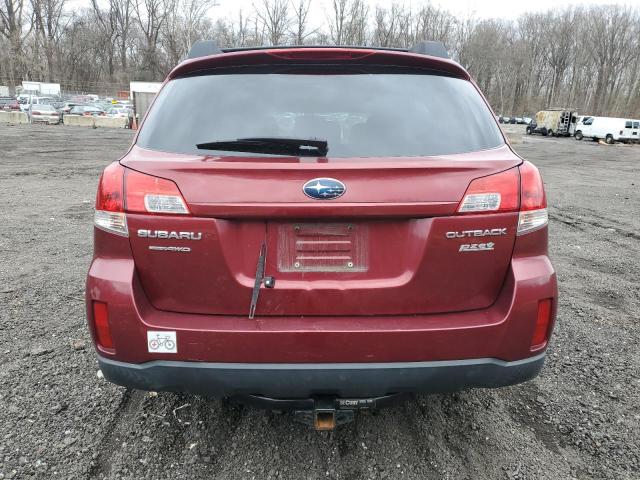 4S4BRBCCXB3358560 - 2011 SUBARU OUTBACK 2.5I PREMIUM BURGUNDY photo 6