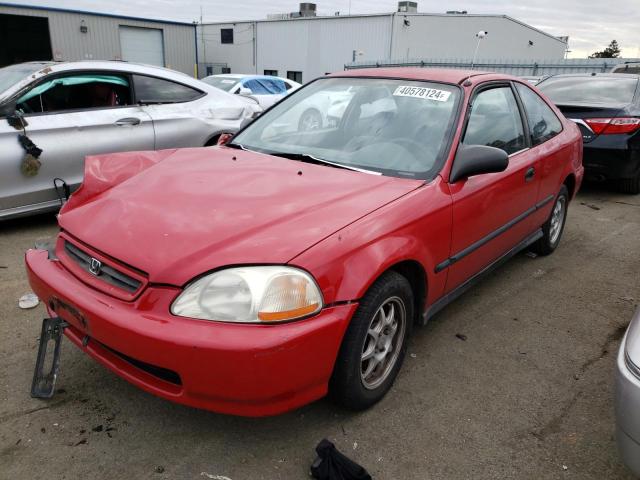 1HGEJ7128WL014667 - 1998 HONDA CIVIC HX RED photo 1