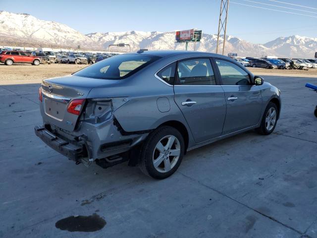 3N1AB7AP3EY323140 - 2014 NISSAN SENTRA S SILVER photo 3