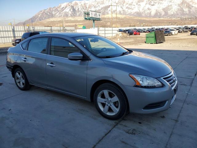 3N1AB7AP3EY323140 - 2014 NISSAN SENTRA S SILVER photo 4