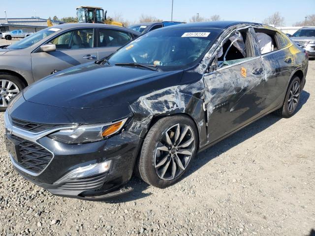 1G1ZG5ST7NF142253 - 2022 CHEVROLET MALIBU RS BLACK photo 1