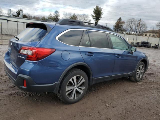 4S4BSANC2K3281811 - 2019 SUBARU OUTBACK 2.5I LIMITED BLUE photo 3