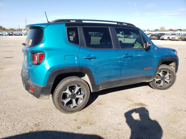 ZACNJBC16KPK52719 - 2019 JEEP RENEGADE TRAILHAWK BLUE photo 3