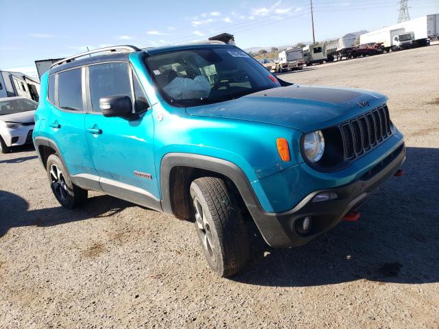 ZACNJBC16KPK52719 - 2019 JEEP RENEGADE TRAILHAWK BLUE photo 4