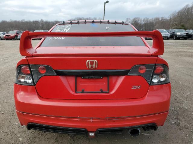 2HGFA5E59AH700963 - 2010 HONDA CIVIC SI RED photo 6